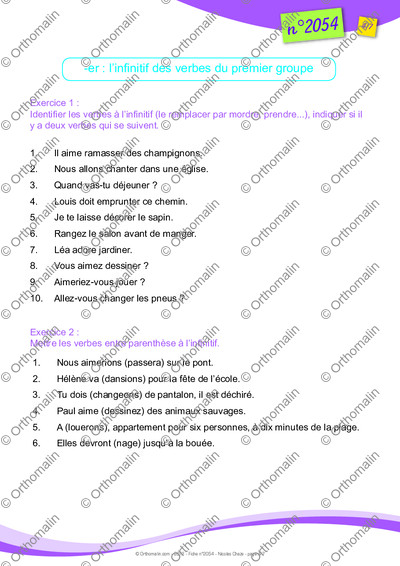 Page 4 de la fiche