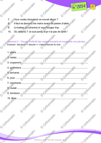 Page 5 de la fiche