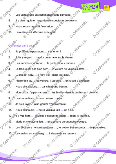Page 7 de la fiche