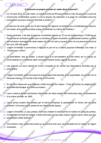 Page 2 de la fiche