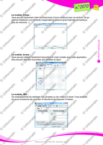 Page 3 de la fiche