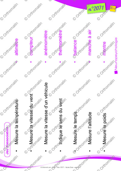 Page 2 de la fiche