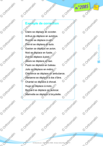 Page 7 de la fiche