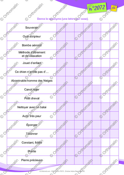 Page 6 de la fiche