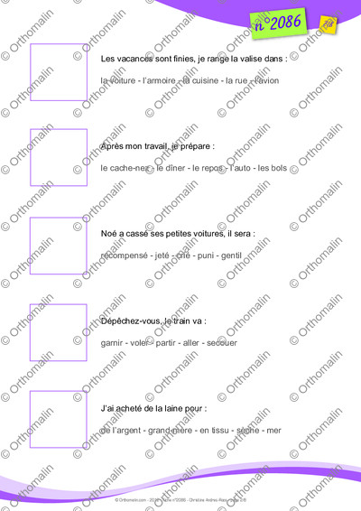 Page 2 de la fiche