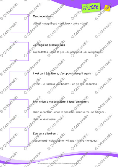 Page 3 de la fiche