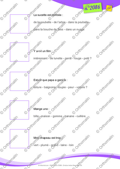 Page 5 de la fiche