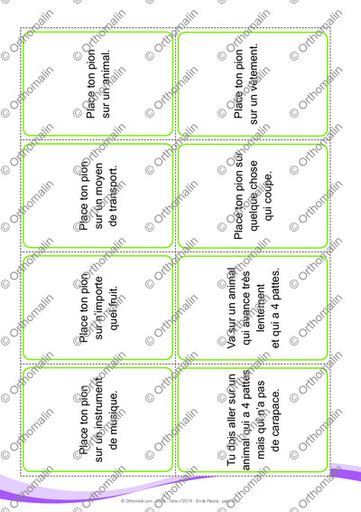 Page 2 de la fiche