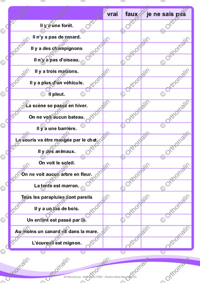 Page 3 de la fiche