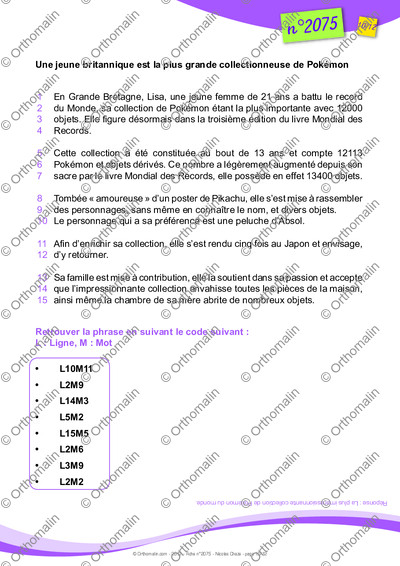 Page 10 de la fiche