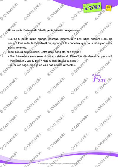 Page 3 de la fiche