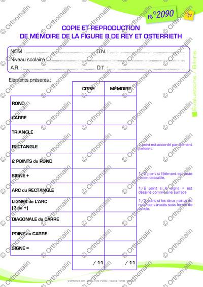 Page 2 de la fiche