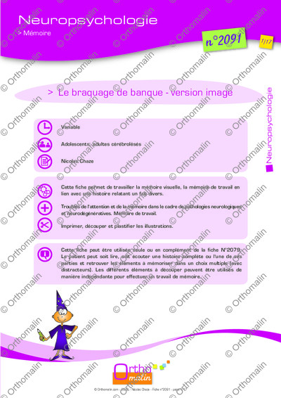 Page 1 de la fiche