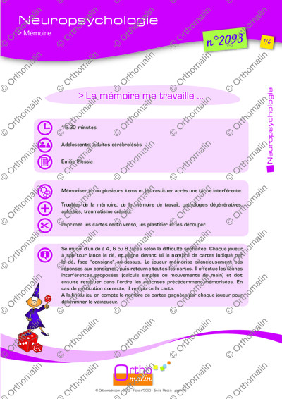 Page 1 de la fiche