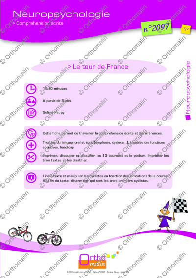 Page 1 de la fiche