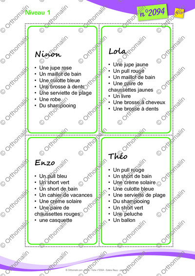 Page 6 de la fiche