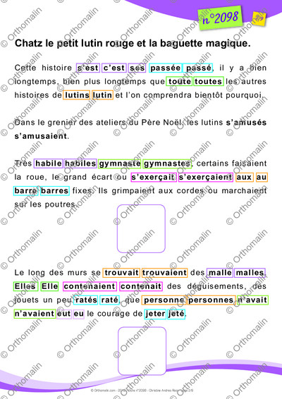 Page 2 de la fiche