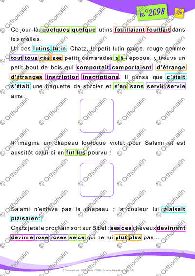 Page 3 de la fiche