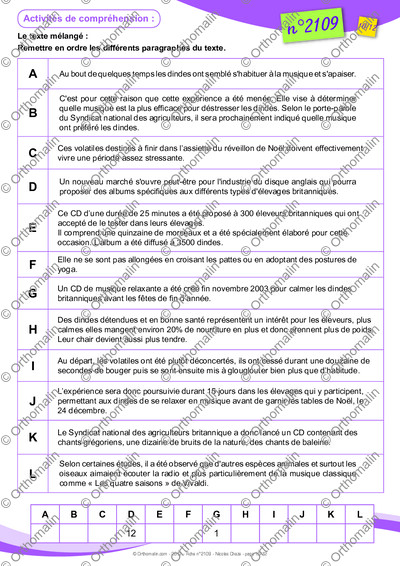 Page 11 de la fiche