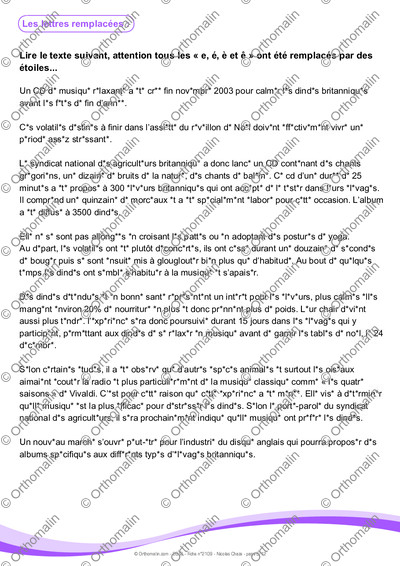 Page 5 de la fiche