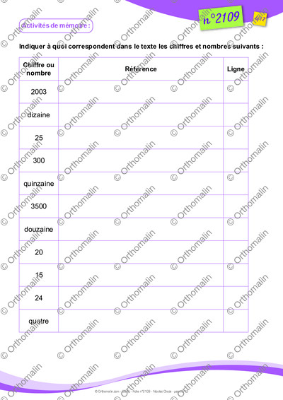 Page 6 de la fiche