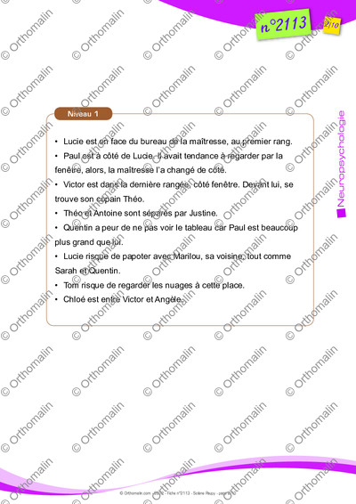 Page 2 de la fiche