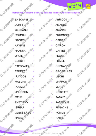 Page 8 de la fiche