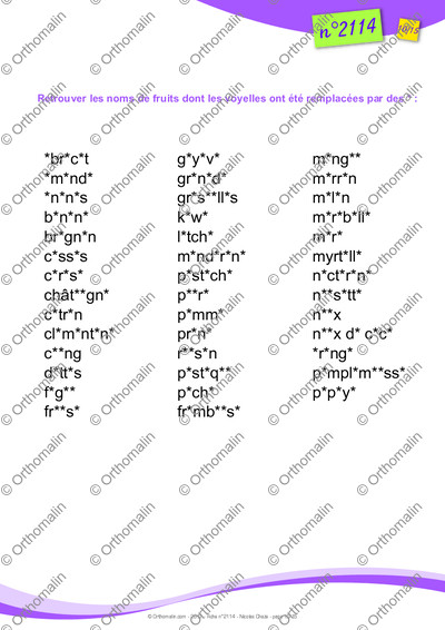 Page 10 de la fiche