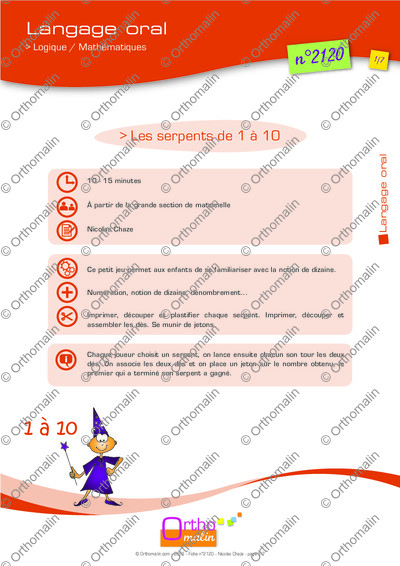 Page 1 de la fiche