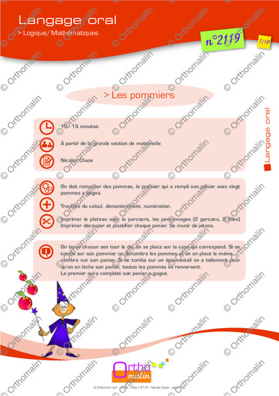 Page 1 de la fiche