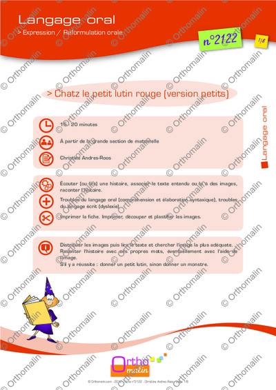 Page 1 de la fiche