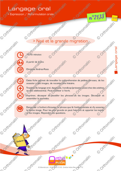 Page 1 de la fiche