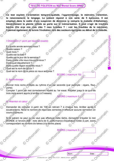 Page 2 de la fiche
