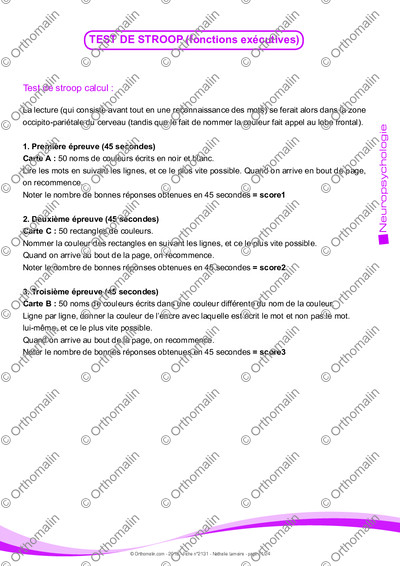 Page 11 de la fiche