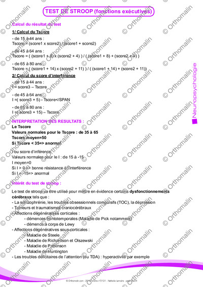 Page 12 de la fiche