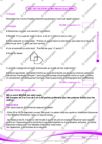Page 3 de la fiche