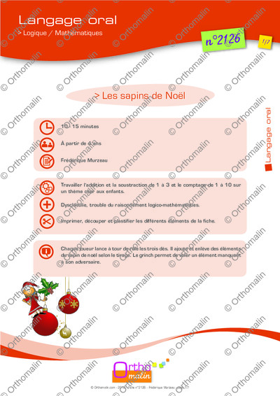 Page 1 de la fiche
