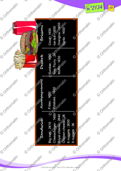 Page 2 de la fiche