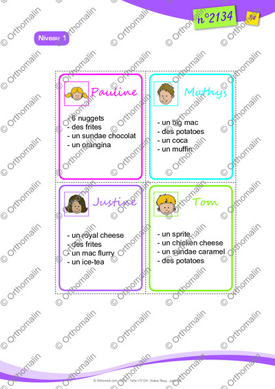 Page 3 de la fiche