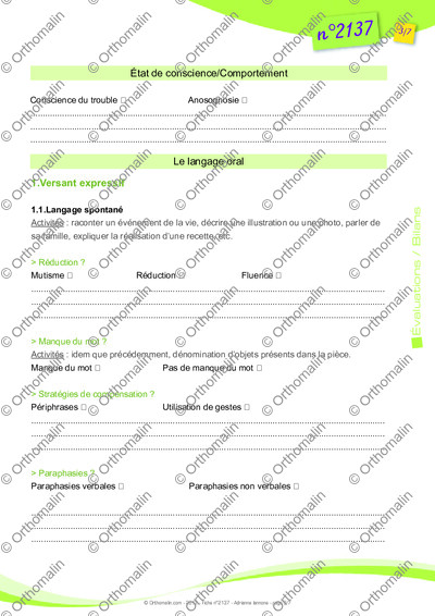 Page 3 de la fiche