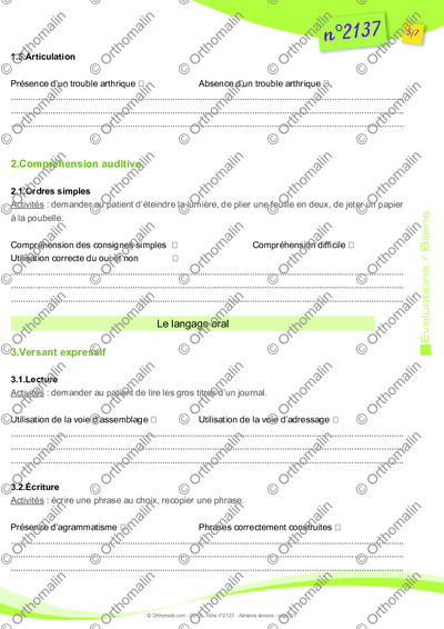Page 5 de la fiche