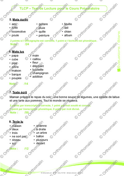 Page 3 de la fiche