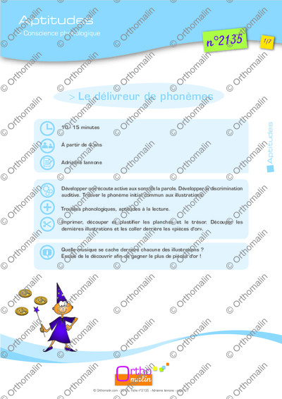 Page 1 de la fiche
