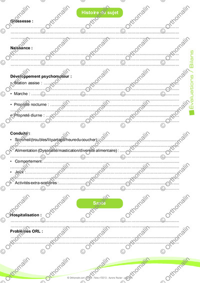 Page 3 de la fiche