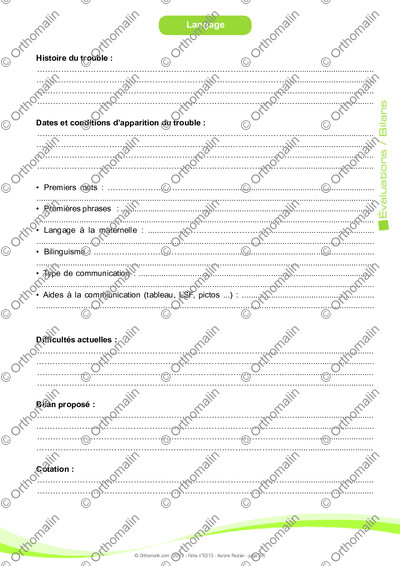 Page 5 de la fiche