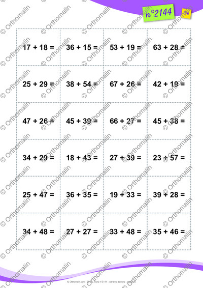 Page 2 de la fiche