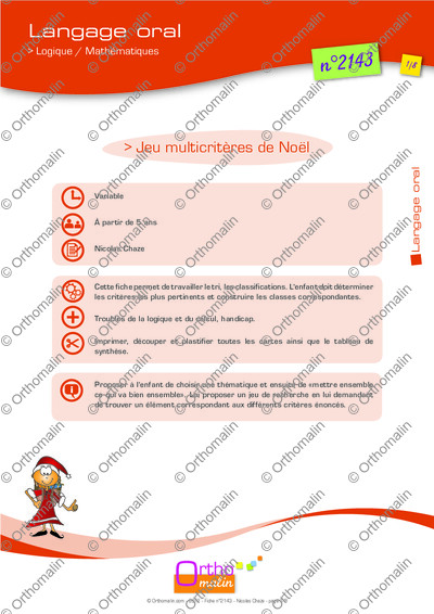 Page 1 de la fiche