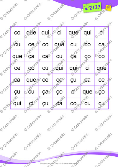 Page 2 de la fiche