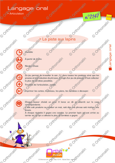Page 1 de la fiche