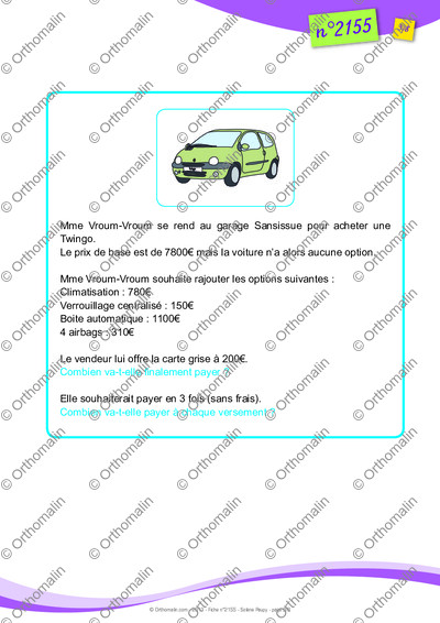 Page 3 de la fiche
